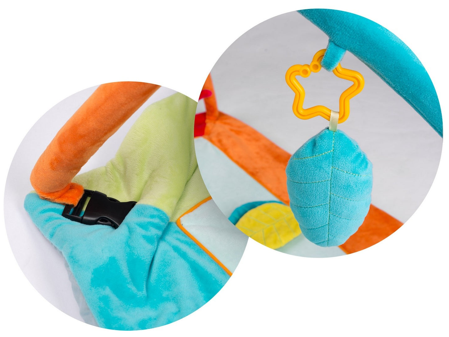 Interactive educational mat 90 x 45 cm Ricokids Animals