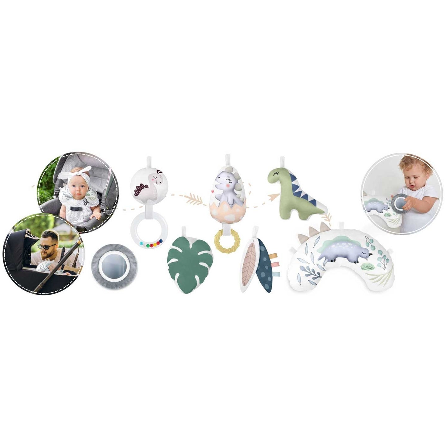 Interactive educational mat Dino Nukido