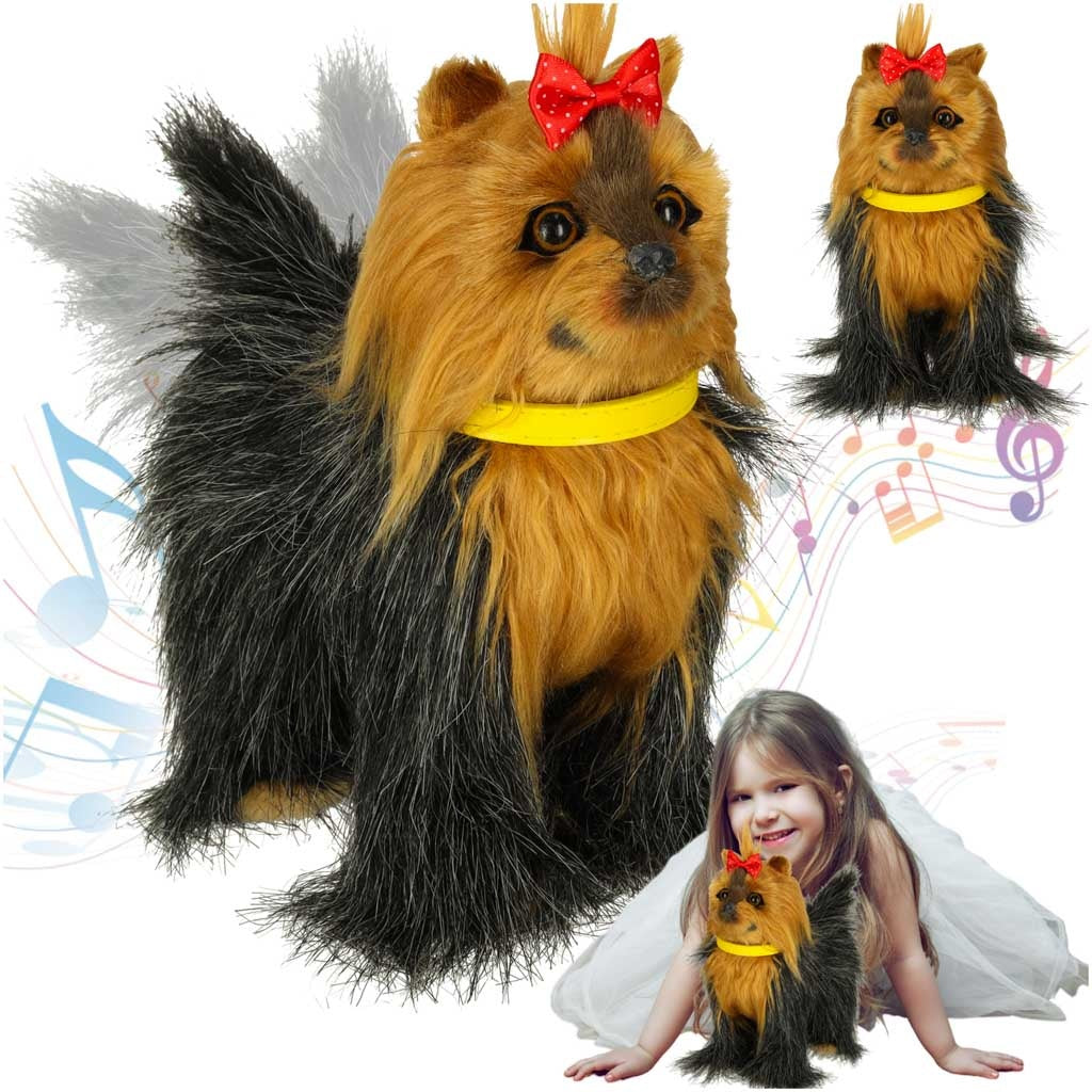 Interactive mascot dog responds to touch York