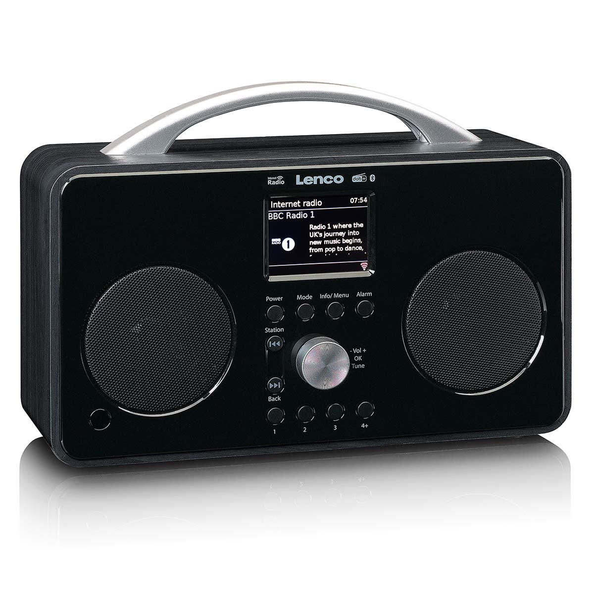 Internet DAB+/FM radio with Bluetooth Remote Control and rechargable battery