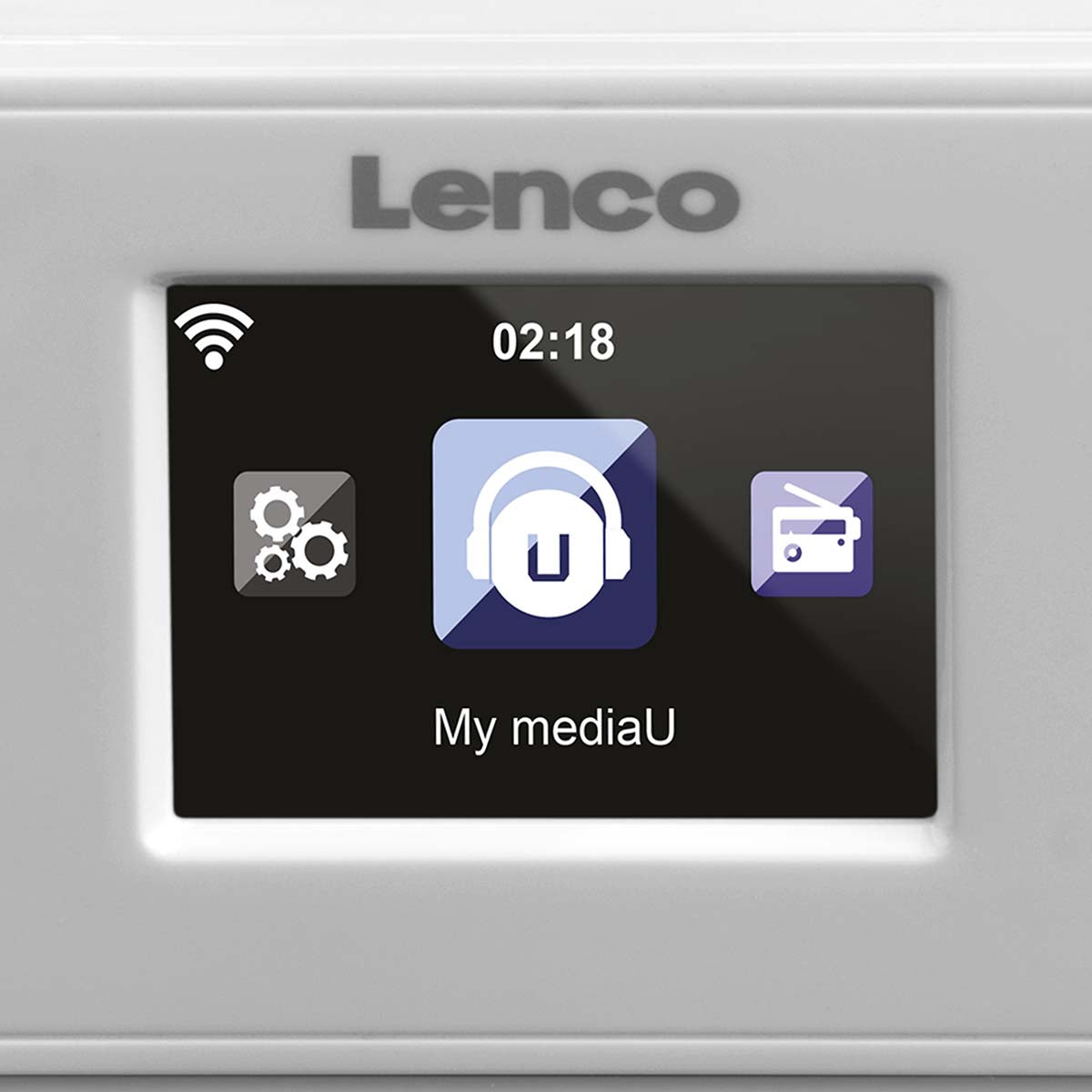 Internet Kitchen Radio with FM, Timer, White
