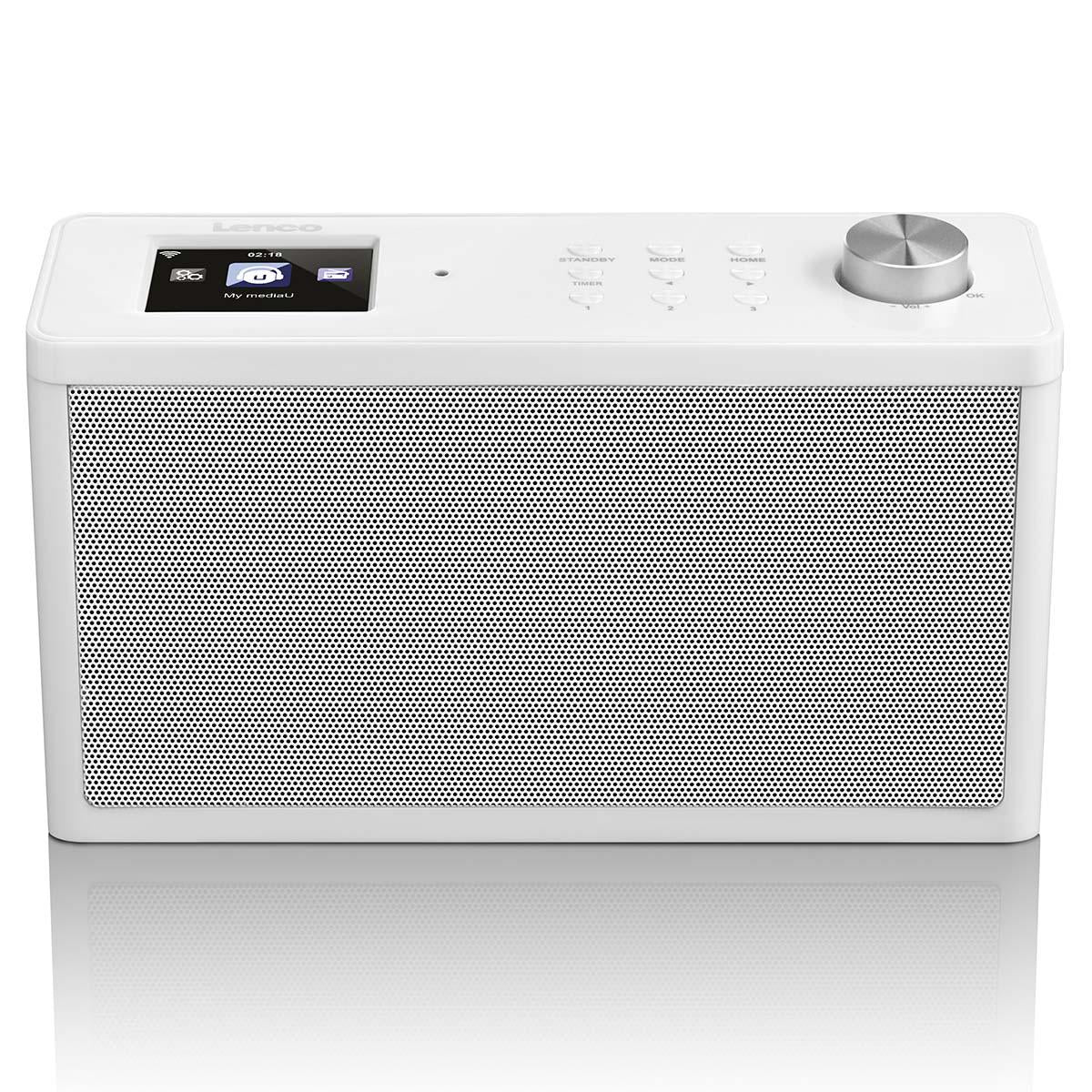 Internet Kitchen Radio with FM, Timer, White