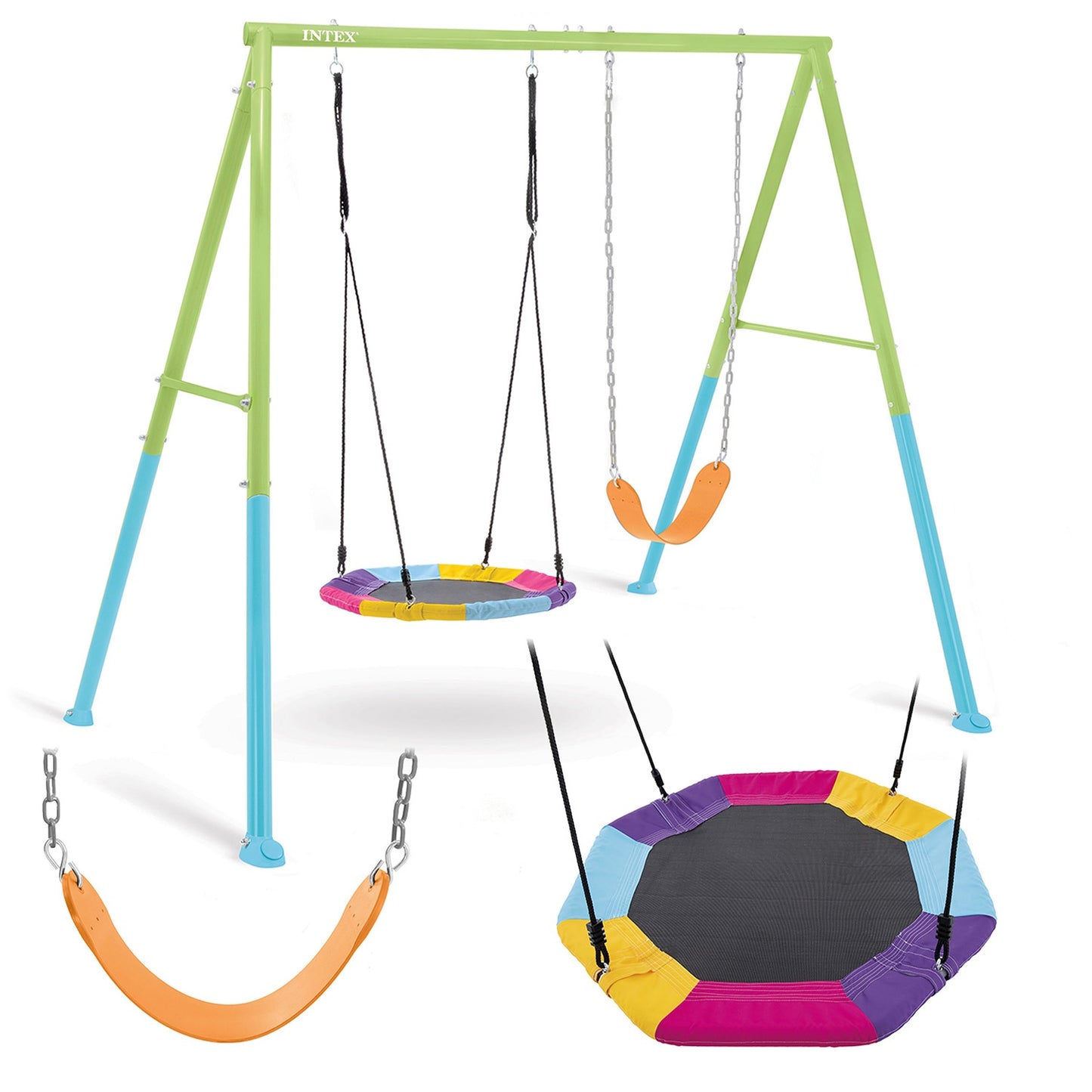 Intex 44125 stork nest playground swing