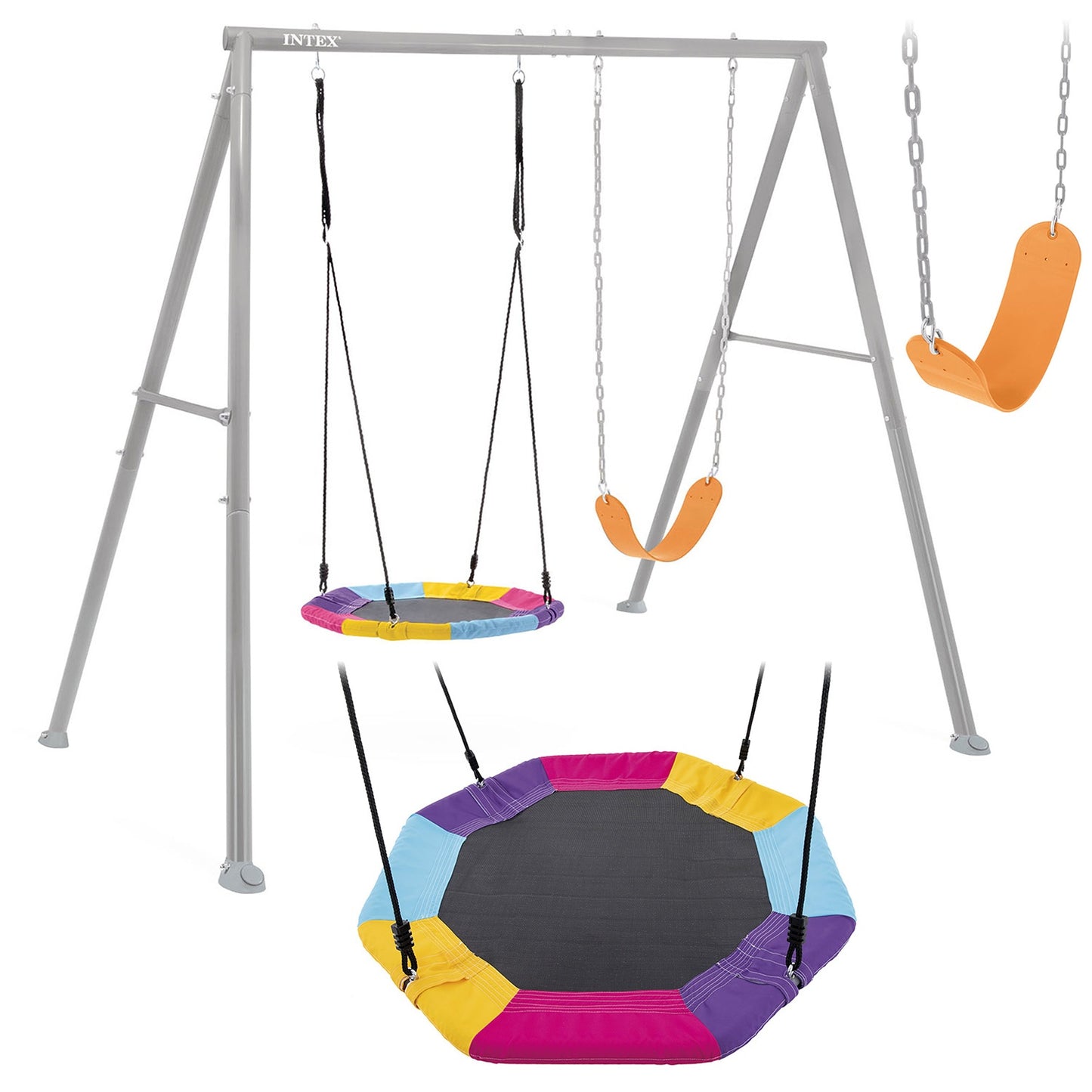 Intex 44126 stork nest playground swing