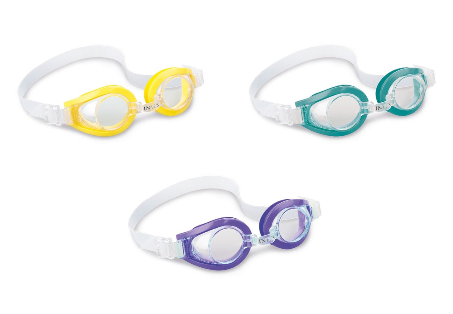Intex 55602 swimming goggles for children, turquoise