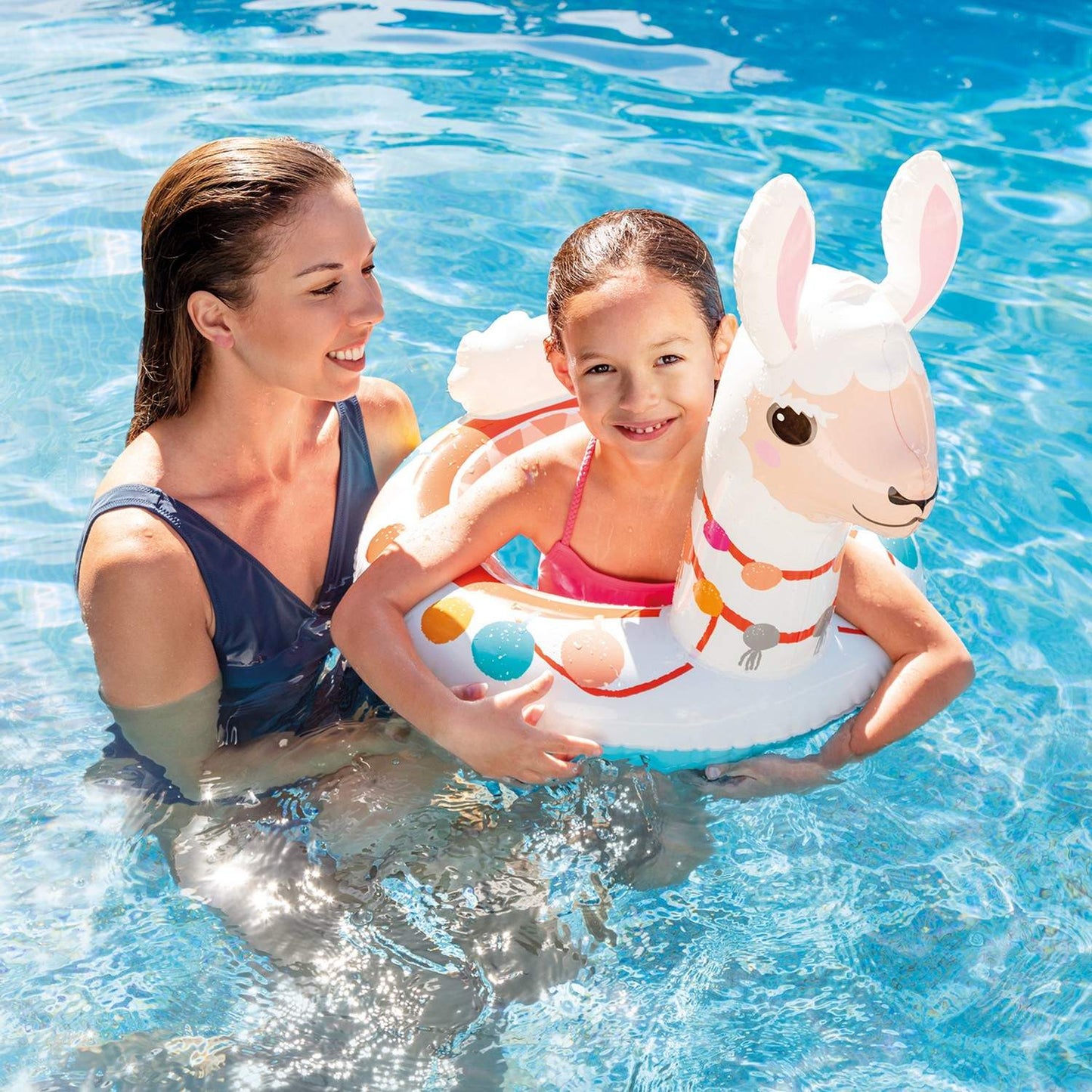 Intex 58221 llama large animal swimming ring