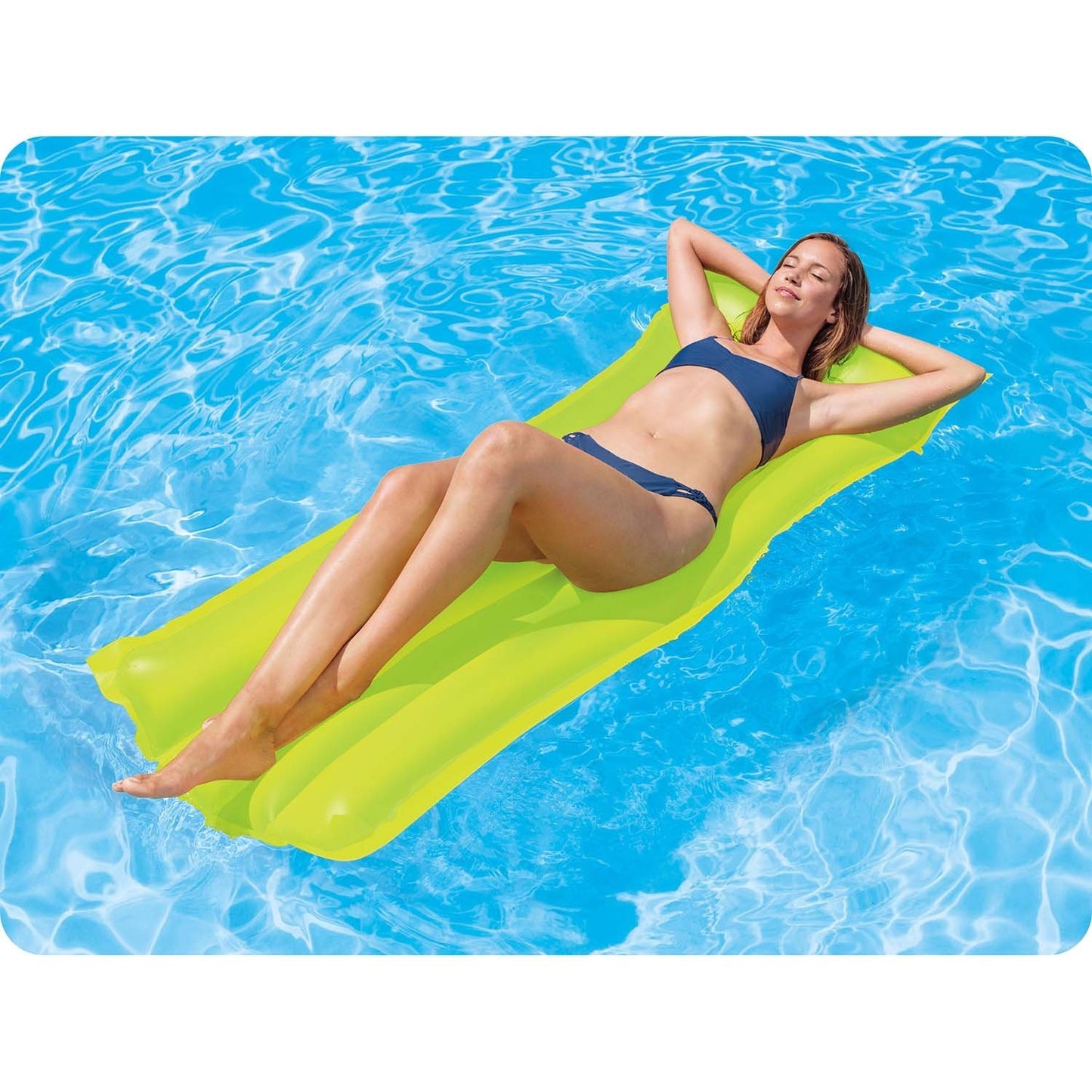 Intex 59717 yellow swimming mattress