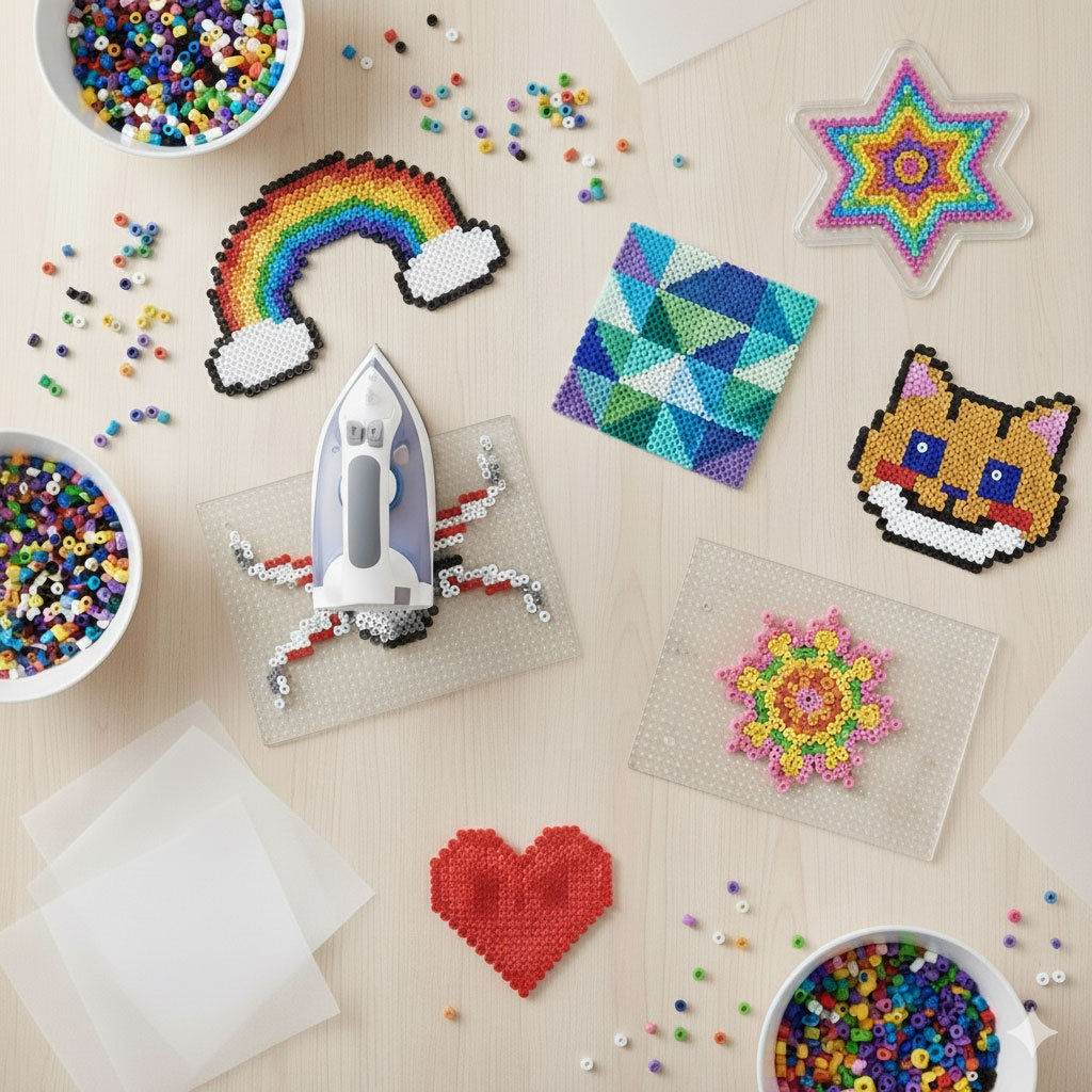 Iron Beads Set – 9000 Pieces with Templates & Tools