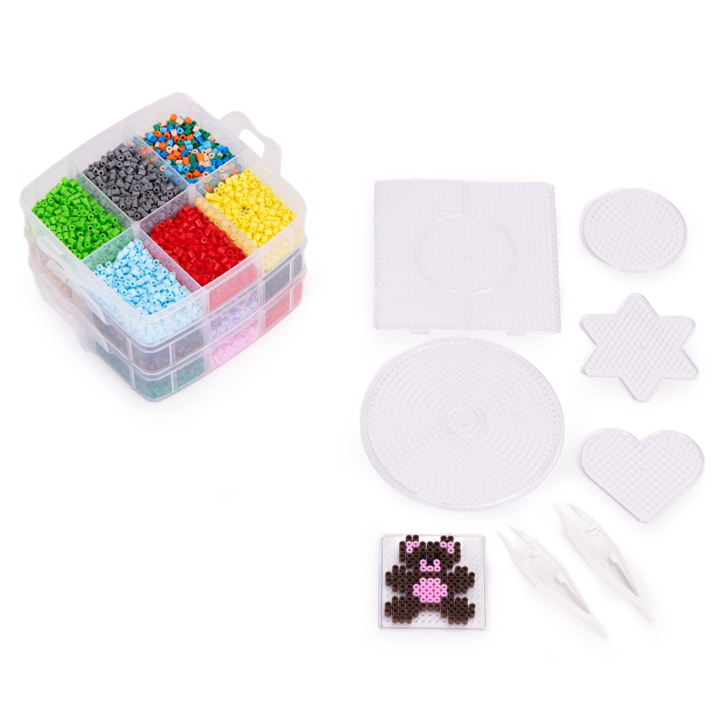 Iron Beads Set – 9000 Pieces with Templates & Tools