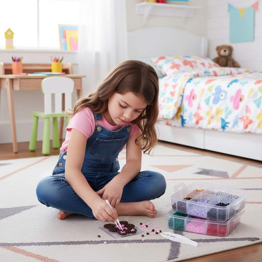 Iron Beads Set – 9000 Pieces with Templates & Tools