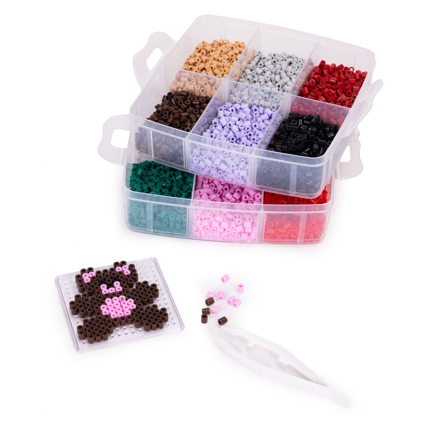 Iron Beads Set – 9000 Pieces with Templates & Tools