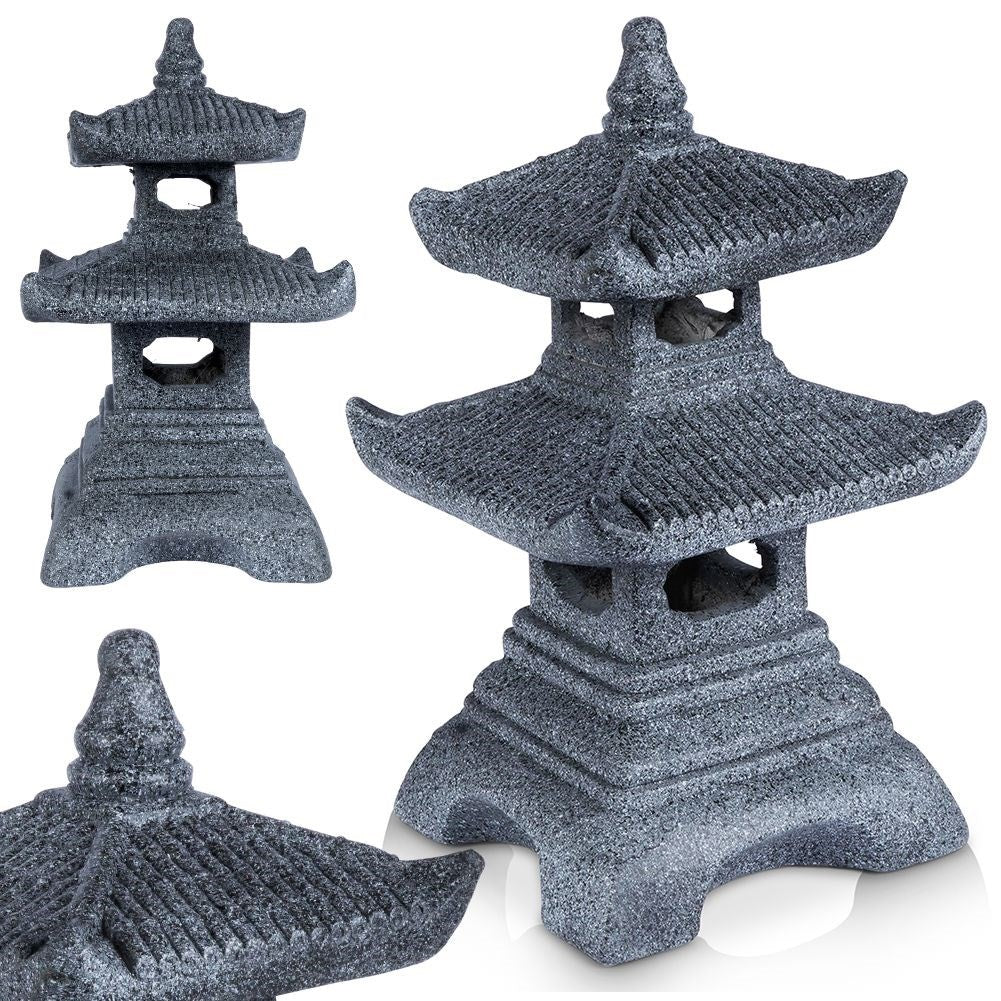 Japanese pagoda figure 50 cm in cement for garden/balcony