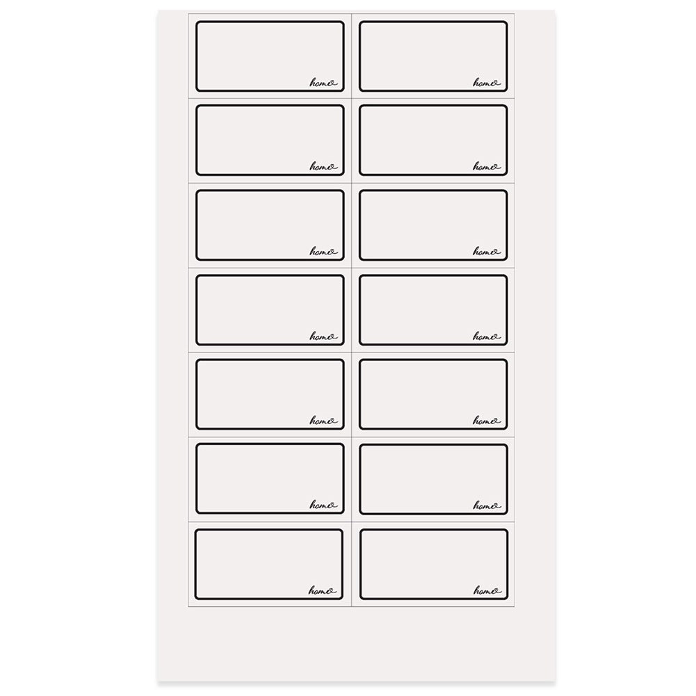 Jar Labels, Self-Adhesive, 28 Pieces