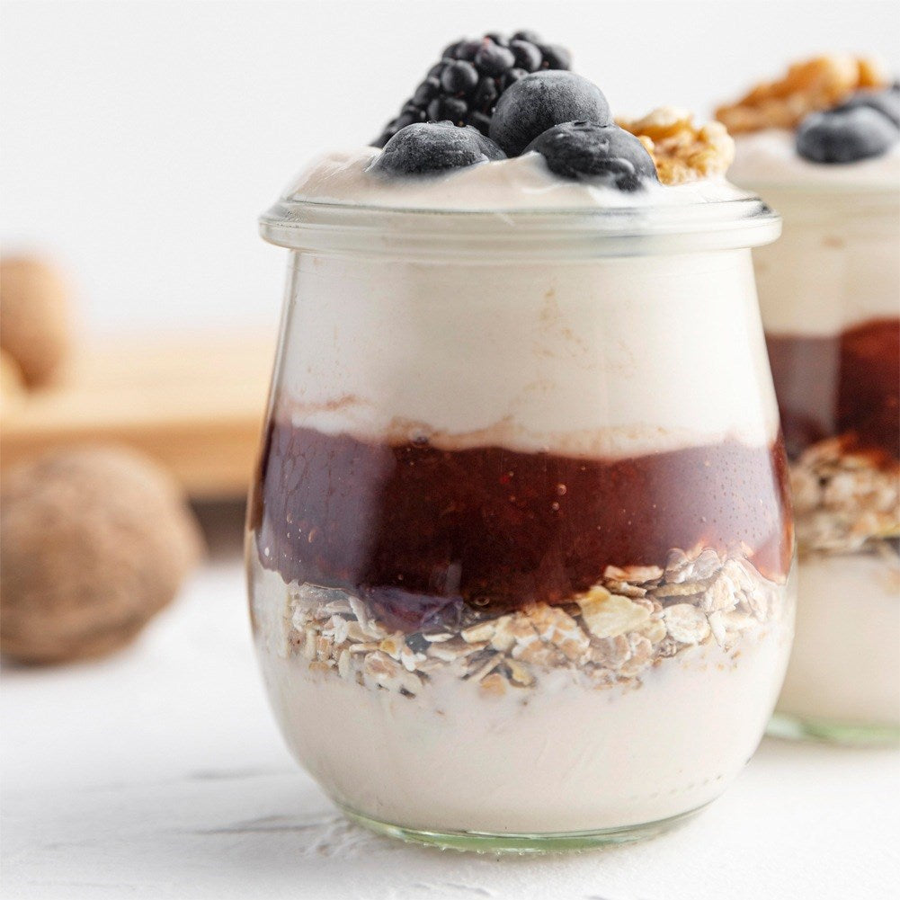 Jar for yogurt and desserts 130 ml 12 pcs.