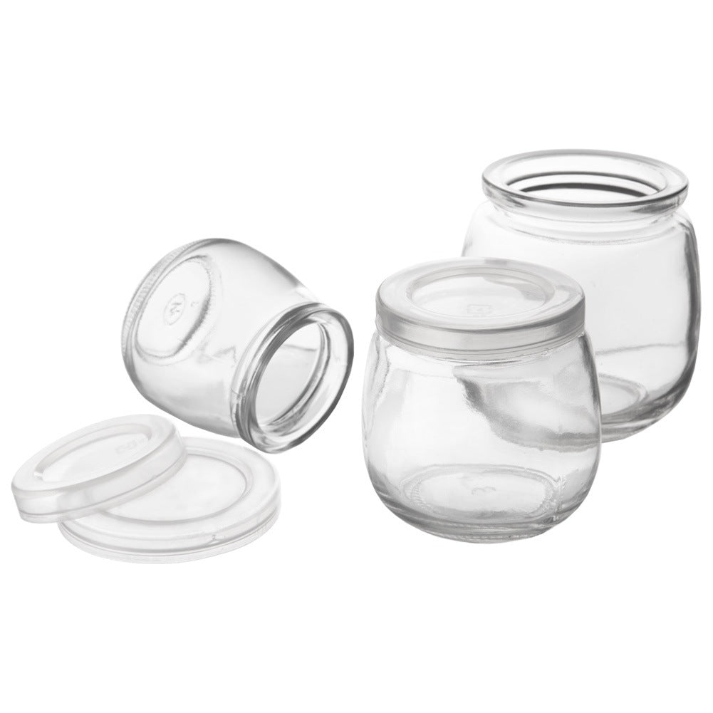 Jar for yogurt and desserts 200 ml 12 pcs.