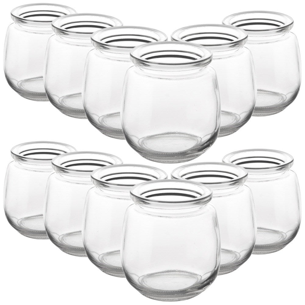 Jar for yogurt and desserts 300 ml 12 pcs.