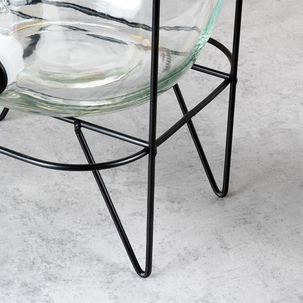 Jar with lid, tap and stand - Perfect for lemonade