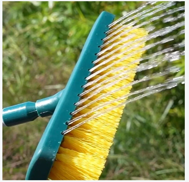 Jet Brush with Adjustable Handle for Patios & Outdoor Cleaning