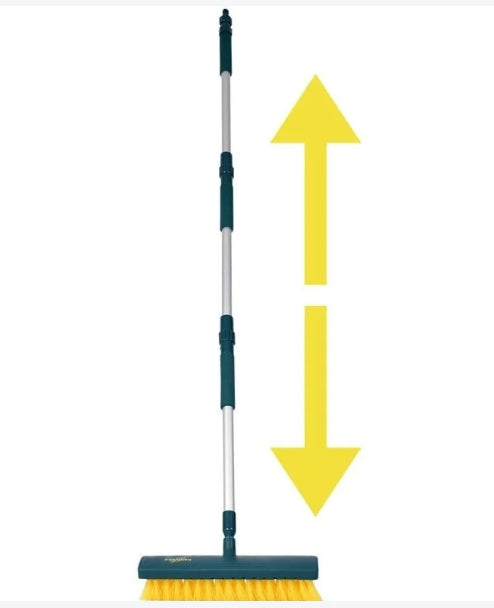 Jet Brush with Adjustable Handle for Patios & Outdoor Cleaning