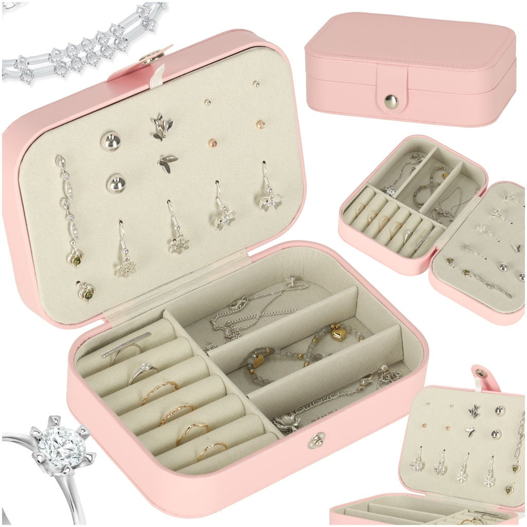 Jewellery box organiser pink