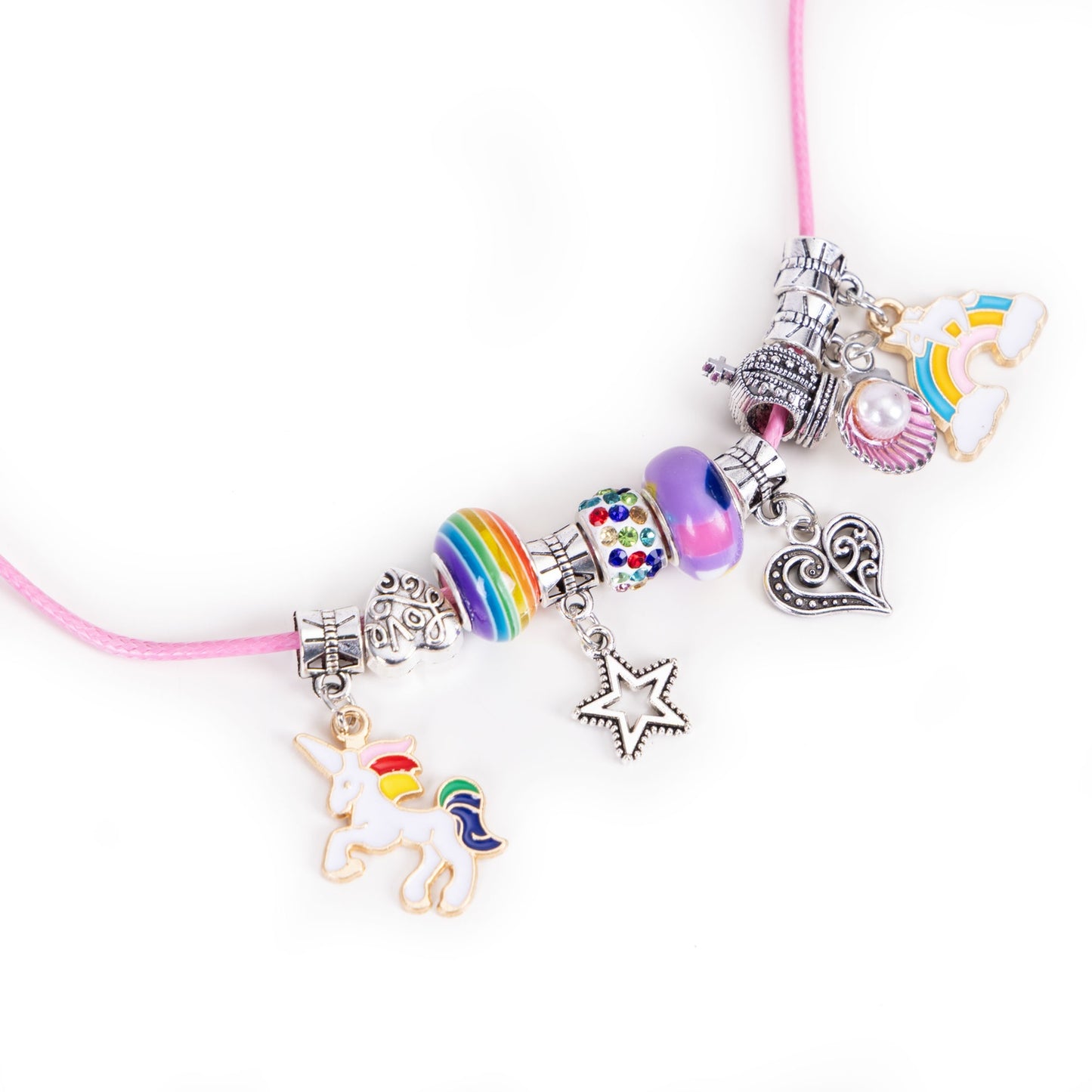 Jewelry Making Kit – 66 Beads, Charms, Organizer & Bag