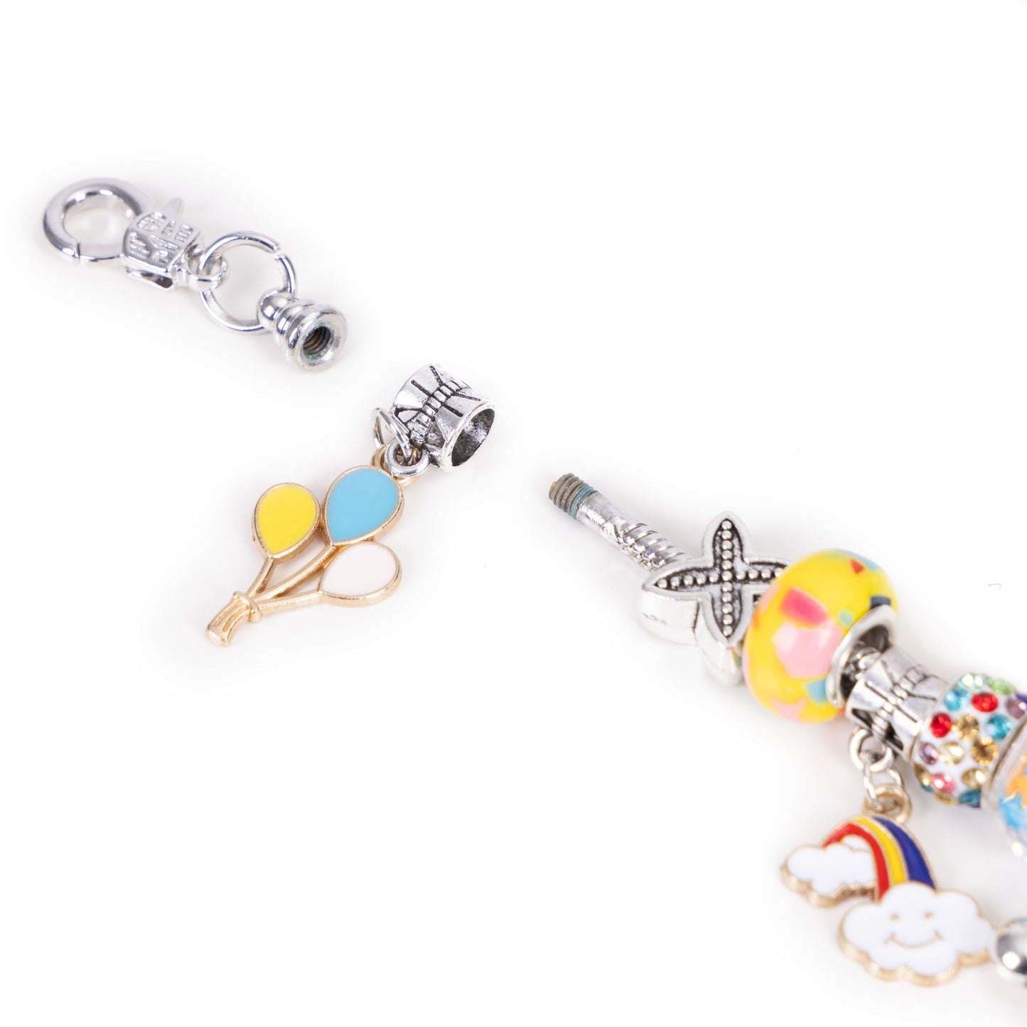 Jewelry Making Kit – 66 Beads, Charms, Organizer & Bag