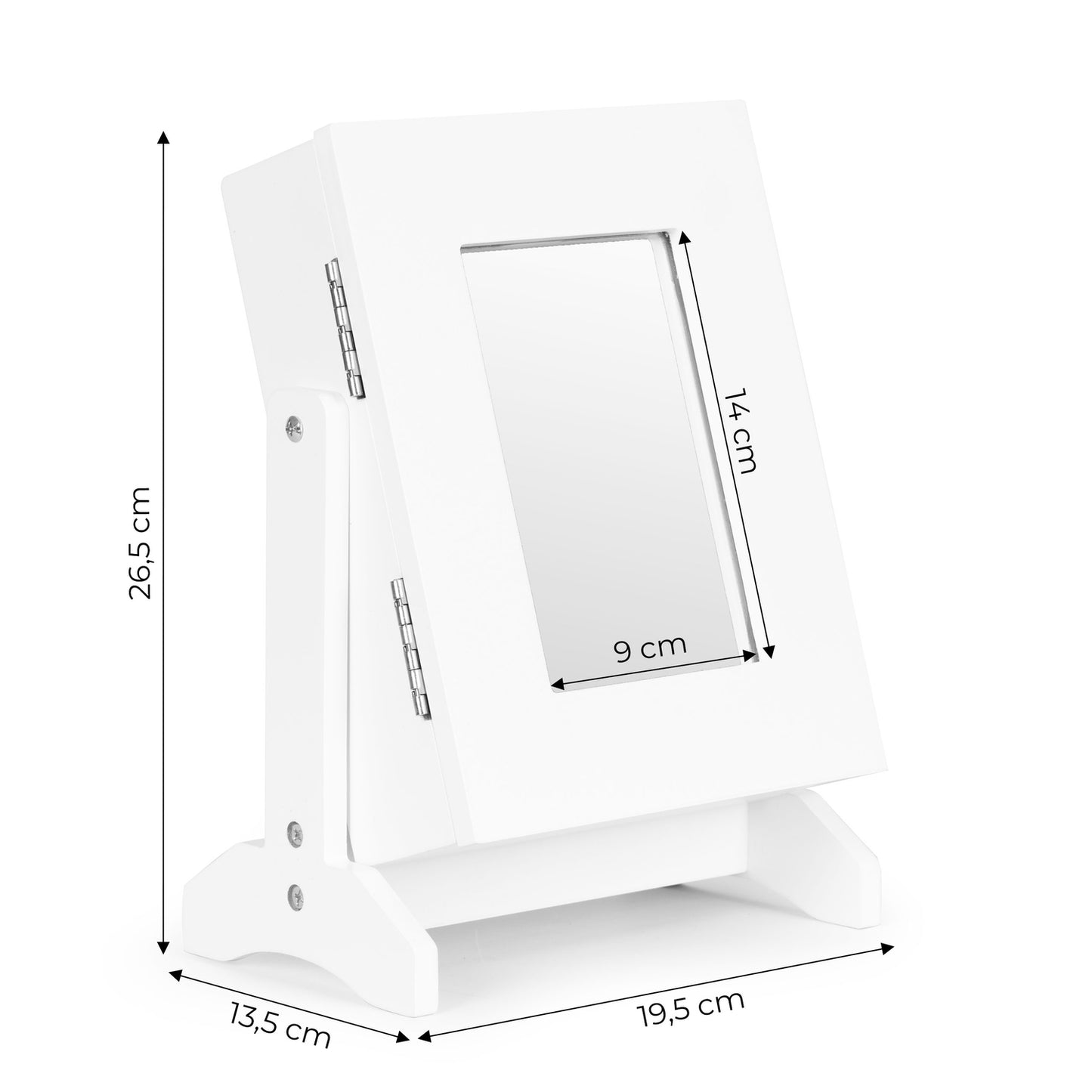 Jewelry box organizer with mirror ModernHome