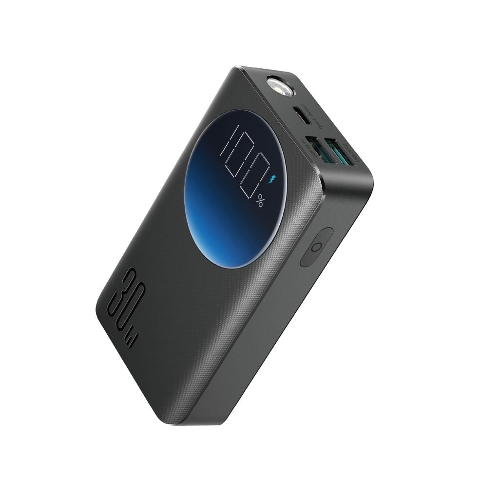 Joyroom 10000mAh Powerbank LED Display 30W PD QC- Black