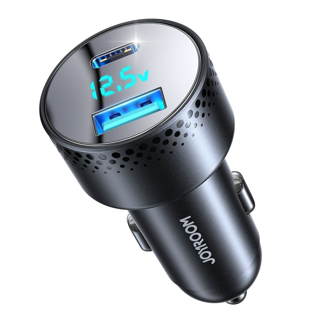 Joyroom 53W Dual Car Charger with Digital Display