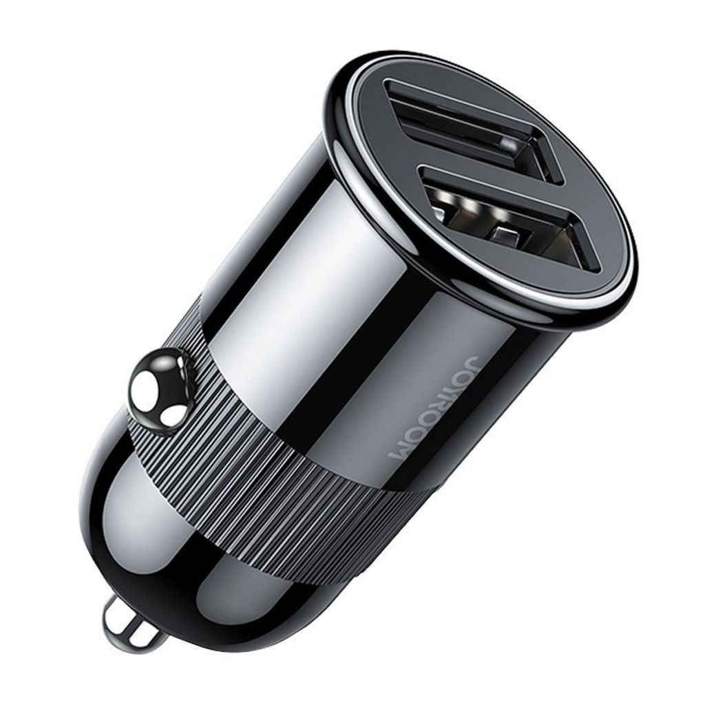 Joyroom Car Charger, 2xUSB-A, 15W - Black