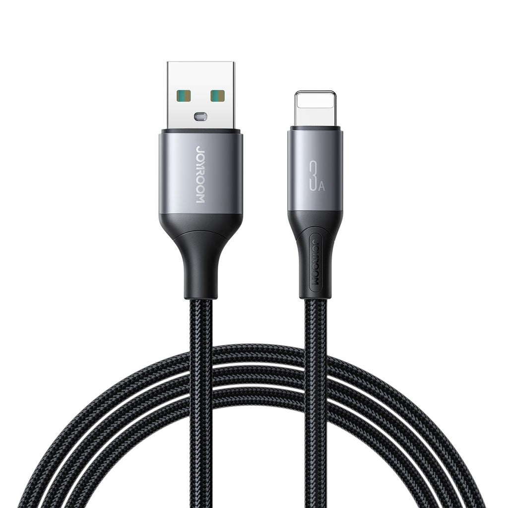 Joyroom Flash Series Fast Charging USB-A to Lightning Cable 3A, 1m - Black