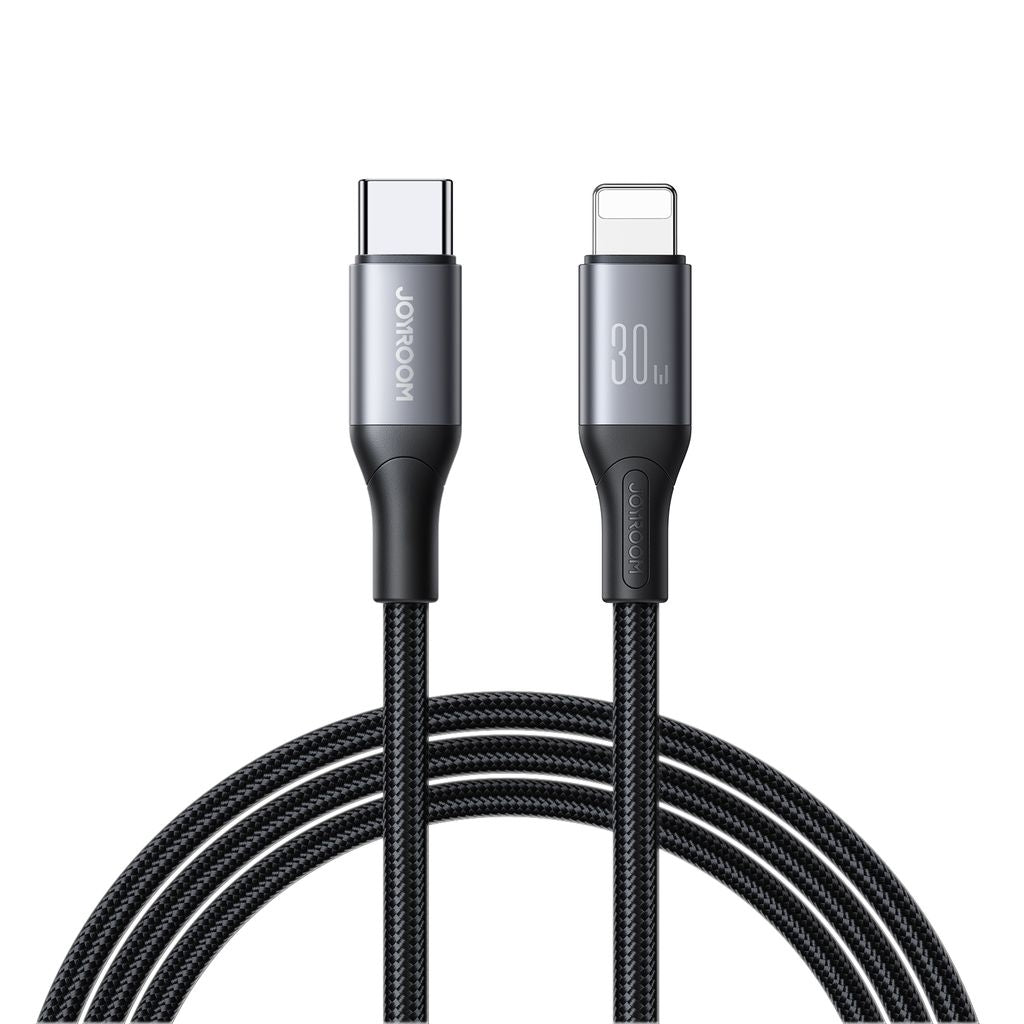 Joyroom Flash Series Fast Charging USB-C to Lightning Cable 30W, 1m - Black