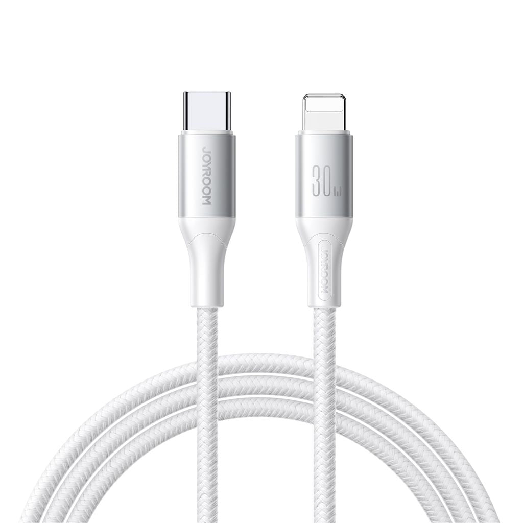 Joyroom Flash Series Fast Charging USB-C to Lightning Cable 30W, 2m - White