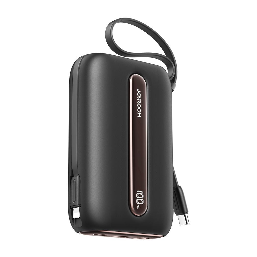 Joyroom Quick Charge 22.5W mini Powerbank with dual cables 20000mAh - Black