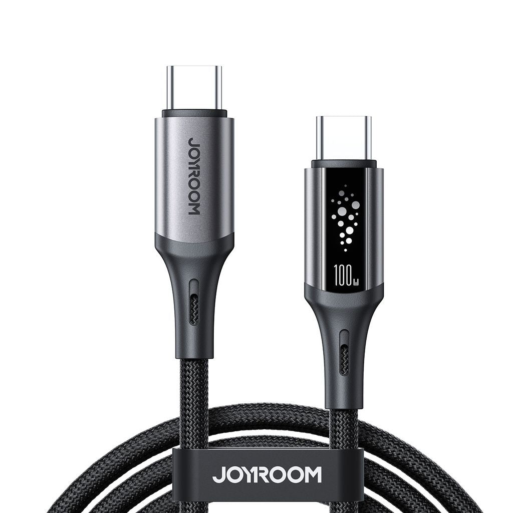 Joyroom S-A60 Snabbladdningskabel Usb-C till Usb-C 100W – 1,2 M, Svart