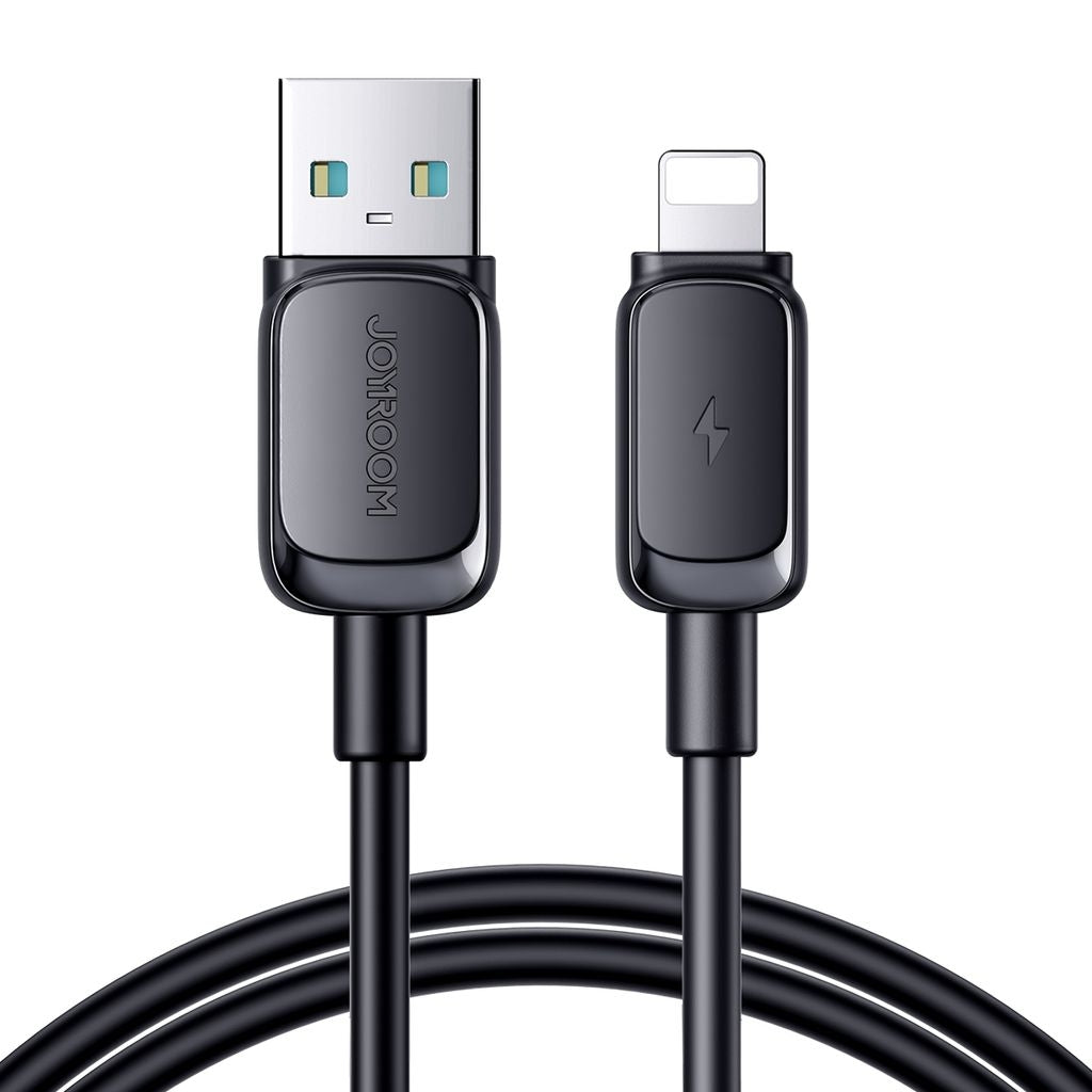 Joyroom USB-A to Lightning Cable, 3A, 1.2m - Black