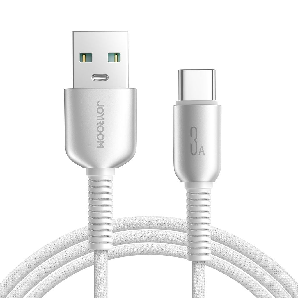Joyroom USB-A to USB-C Cable Fast Charging 3A, 1.2m - Light Gray