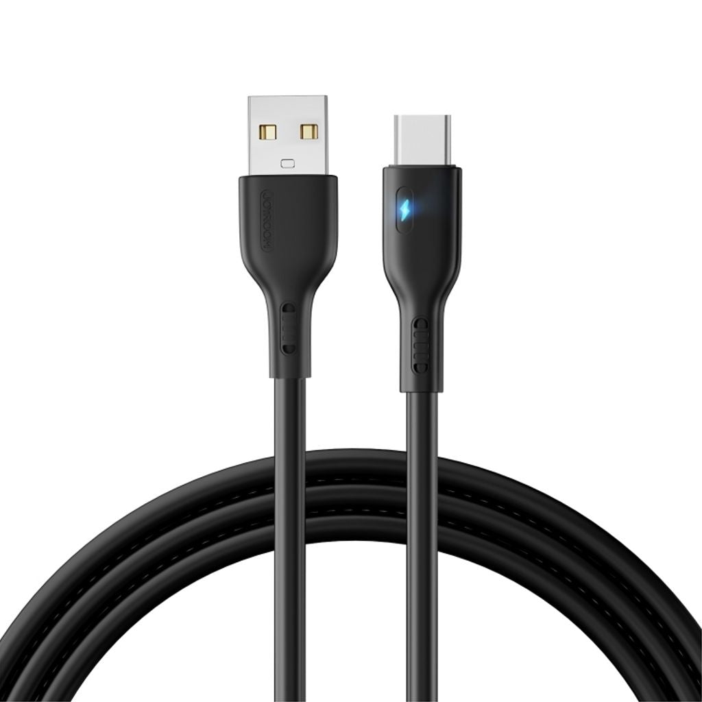 Joyroom USB-A to USB-C Fast Charging Cable, 2.4A, 2m - Black