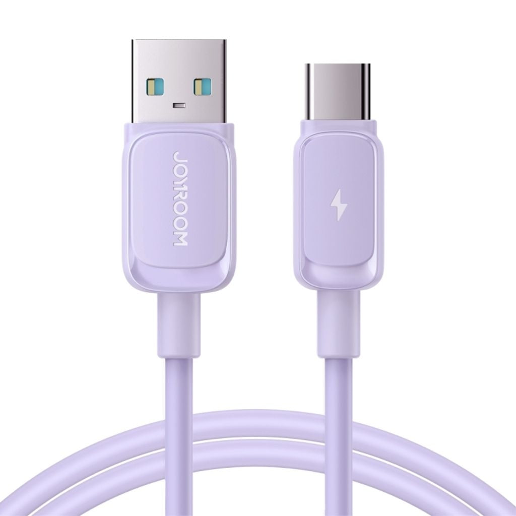Joyroom USB-A to USB-C Fast Charging Cable, 3A, 1.2m - Purple