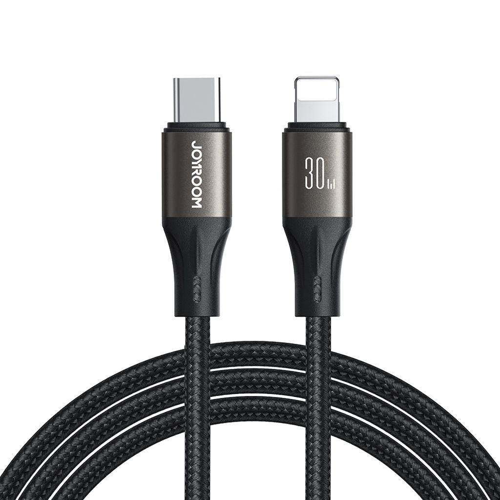 Joyroom USB-C to Lightning Cable Fast Charging 30W, 2m - Black