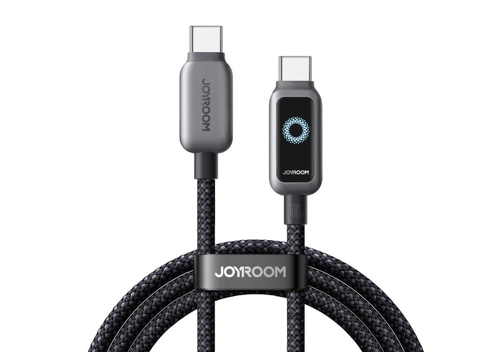 Joyroom USB-C to USB-C Fast Charging Data Cable 100W, 1.2m - Black