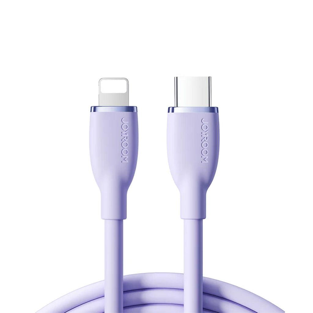 Joyroom USB-C to lightning fast charging cable, 30W, 1.2m - purple