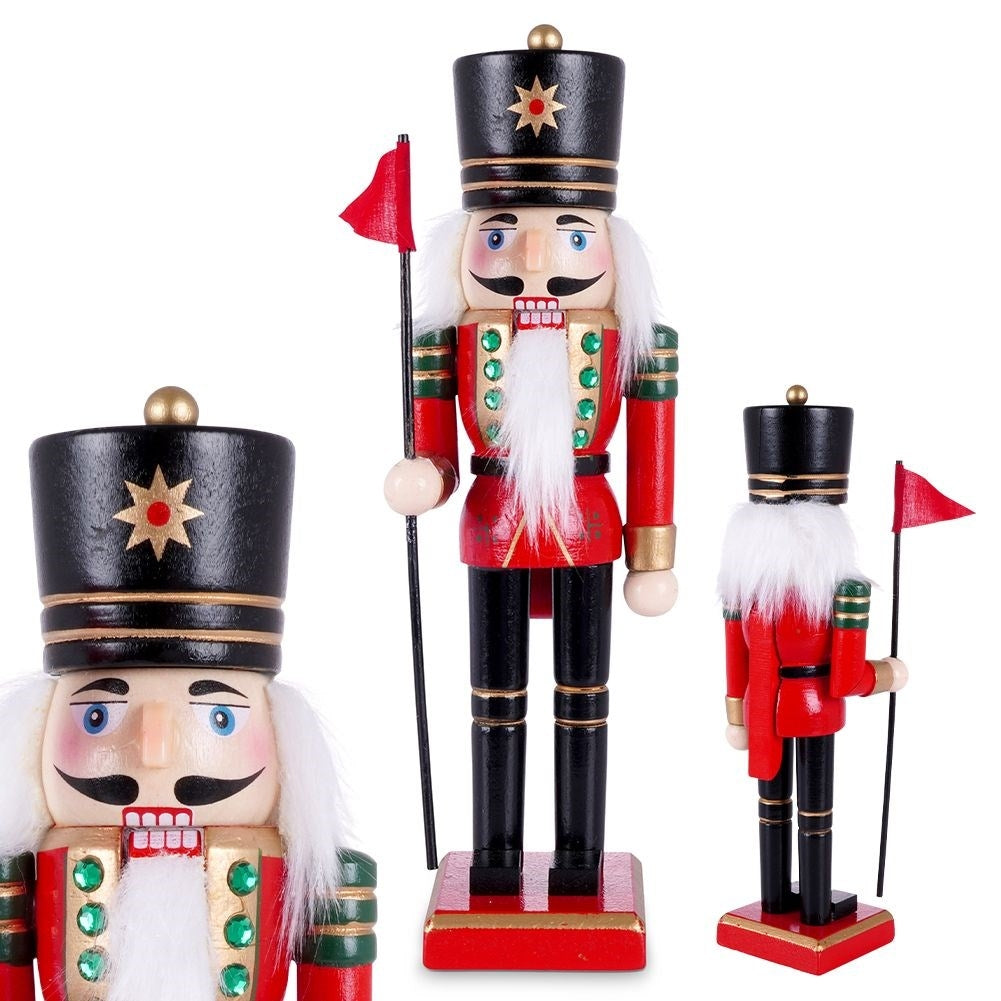 Juld ecoration Nutcracker in Wood 25 cm