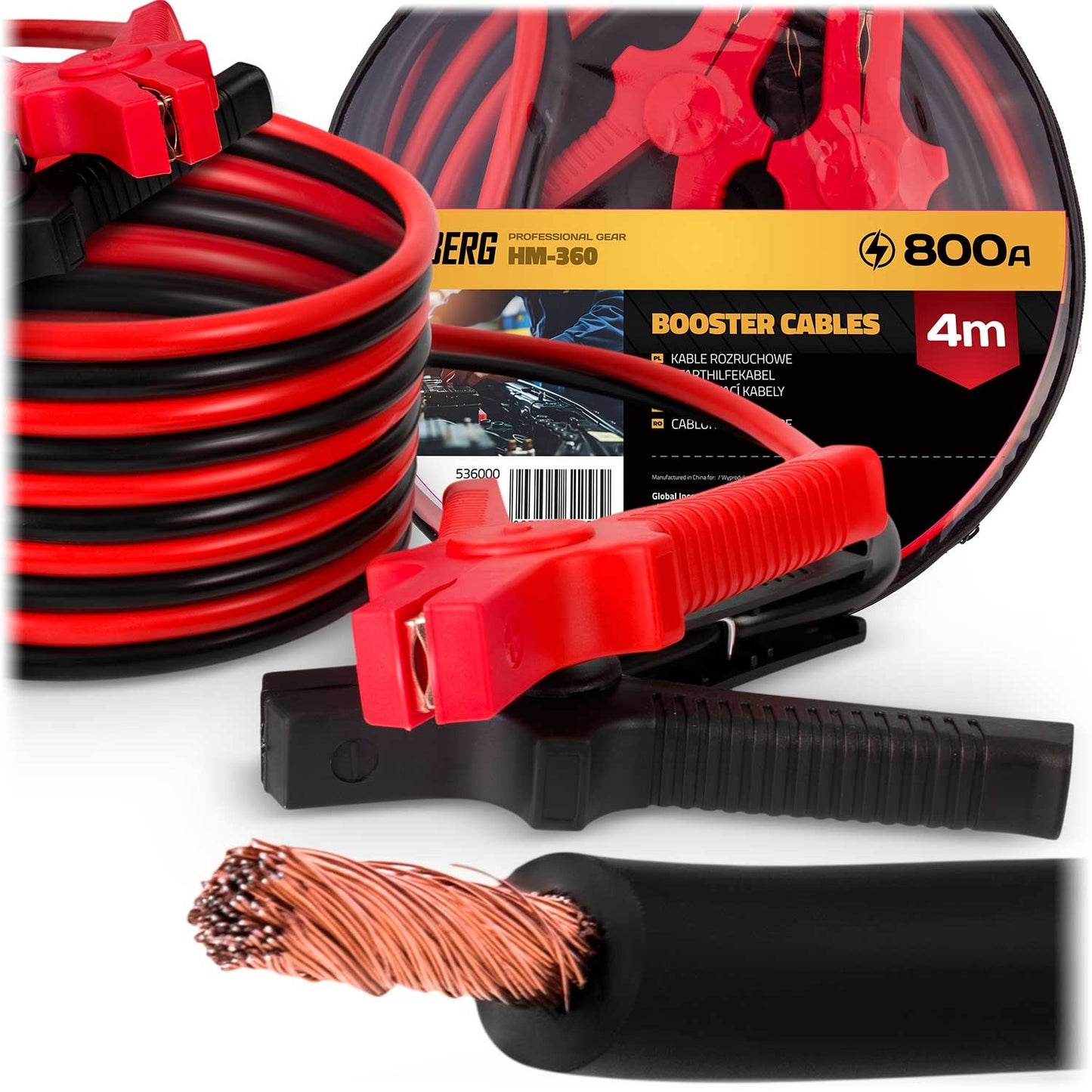 Jumper cables 4m 800A HM-360 Humberg