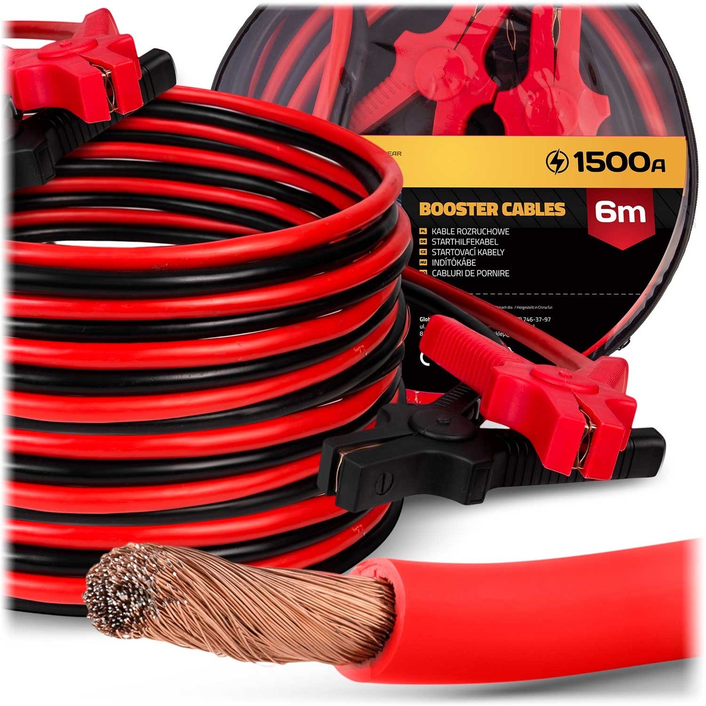 Jumper cables 6m 1500A HM-362 Humberg