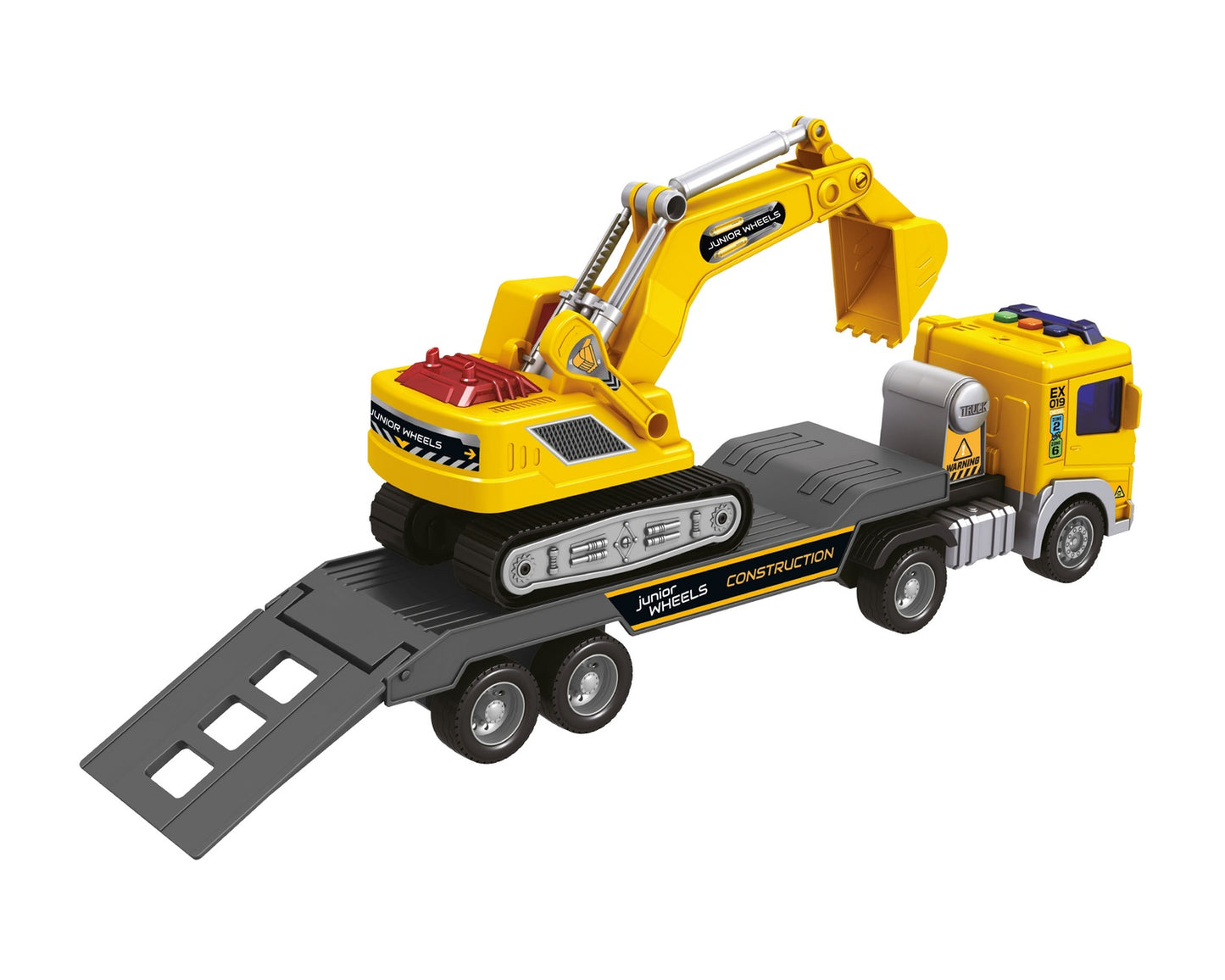 Junior Wheels Trailer With Excavator