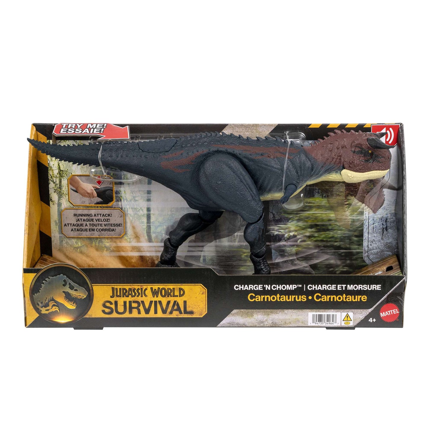 Jurassic World Carnotaurus Dinosaur Toy, 45 cm, Ages 4+