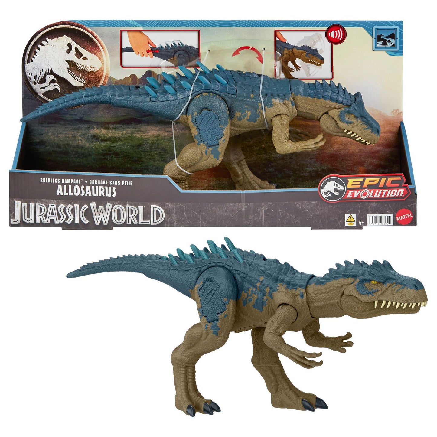Jurassic World Ruhtless Rampage Allosaurus