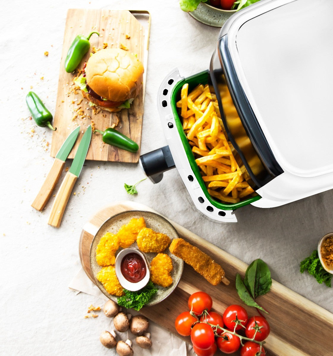 Just Vegan - Airfryer - White