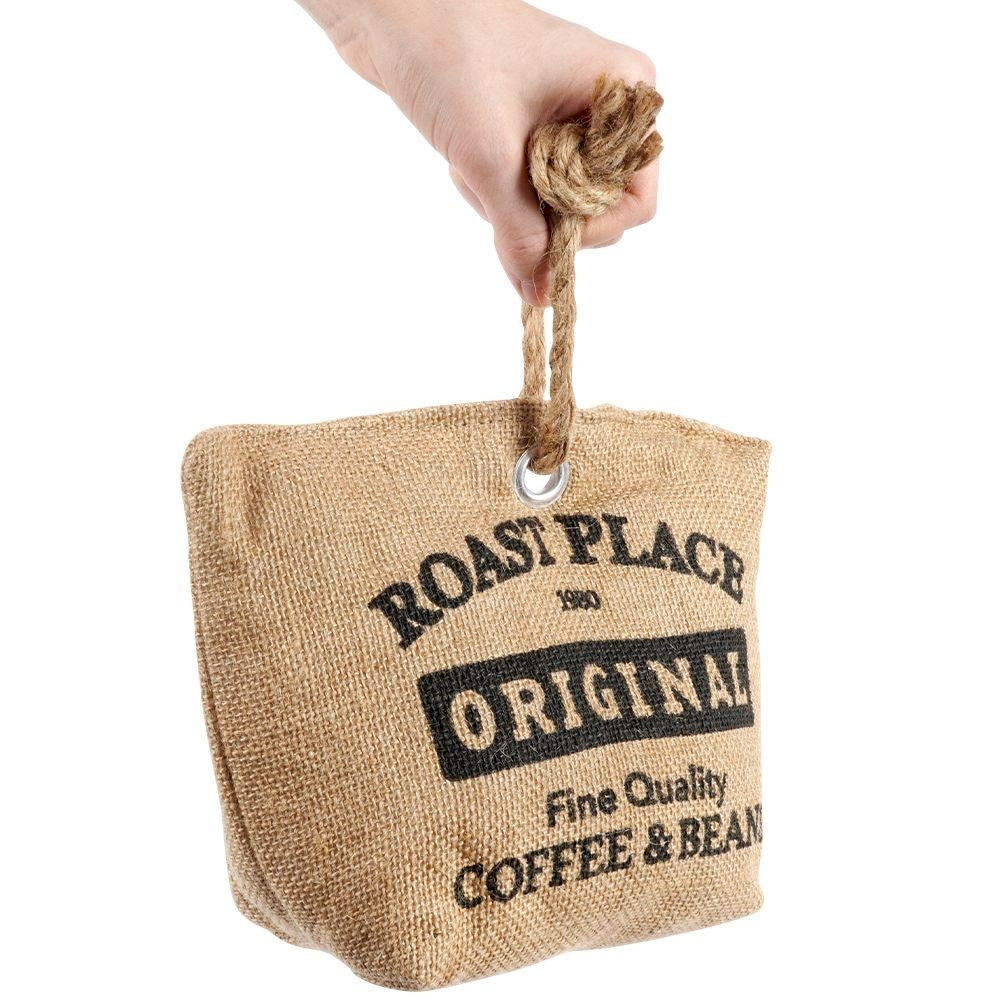 Jute Sack Doorstop: Protection against Slamming Doors
